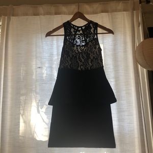 Lace/Peplum Dress